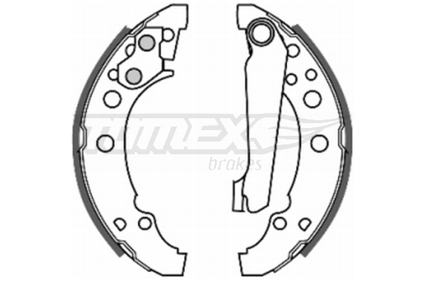 Sada brzdových čeľustí TOMEX Brakes
